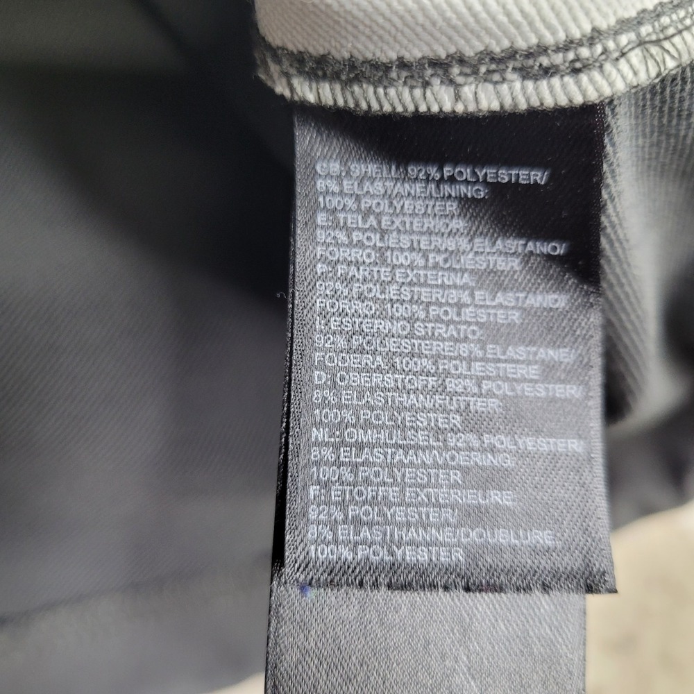 The North Face Windwall Jacket Mens L‎ Gray Colorblock Full Zip Mock Neck - Picture 9 of 13